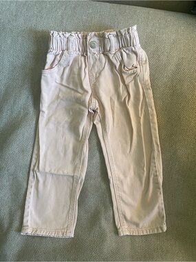 H&M light pink toddler straight leg jeans/pants, size 2T